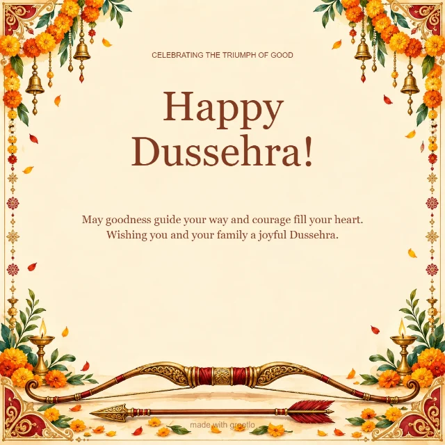 Marigold celebration: Happy Dussehra!