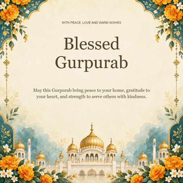 Gurpurab blessings: Blessed Gurpurab